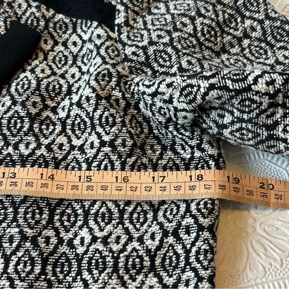 Chico’s Diamond Jacquard Moto Jacket Sz 4 EUC - Picture 15 of 16